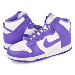 NIKE WMNS DUNK HIGH WHITE/COURT PURPLE