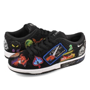 NIKE SB DUNK LOW PRO QS NECKFACE ナイキ ダンク ロー レトロ プロ QS ネックフェイス メンズ スニーカー ローカット BLACK/WHITE ブラ