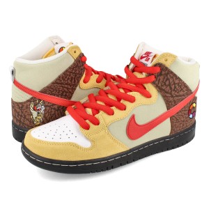 NIKE SB x COLOR SKATES DUNK HIGH PRO ISO TOPAZ GOLD/CHILI RED 【KEBAB AND DESTROY】