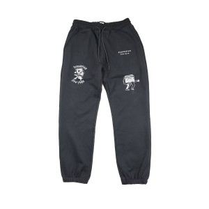 EXPANSION MAKHNO DIMA SWEAT PANTS エクスパンション マフノ ディマ スウェット パンツ メンズ レディース BLACK ブラック exp-exp07-bl