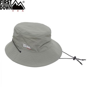 FIRST DOWN BUCKET HAT TASLAN NYLON ファーストダウン バケットハット ナイロンタスラン メンズ レディース SAGE グリーン F651005-54【