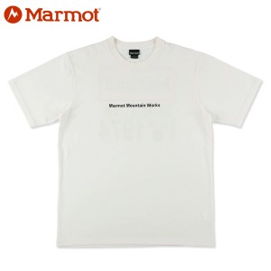 Marmot MMW COLLECTION LOGO-T マーモット MMW コレクション ロゴ Tシャツ メンズ レディース BWT ホワイト TSSMC404-BWT【追跡可能メー