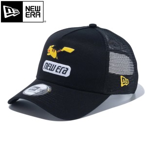 NEW ERA 9FORTY A-Frame TRUCKER POKEMON PIKACHU ニューエラ 9FORTY Aフレーム トラッカー ポケモン ピカチュウ メンズ レディース BLAC