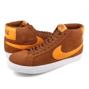 NIKE SB BLAZER ZOOM MID ナイキ SB ブレザー ズーム ミッド メンズ ミドルカット PECAN/LIGHT CURRY/WHITE ブラウン オレンジ 864349-20