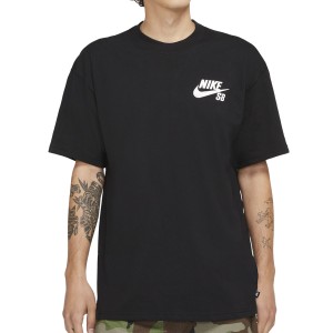 NIKE SB LOGO S/S TEE BLACK/WHITE