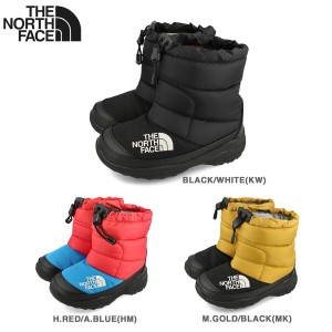 THE NORTH FACE K NUPTSE BOOTIE VII ザ ノース フェイス キッズ ヌプシ ブーティ VII 子ども ブーツ はっ水 レッド ブラック ゴールド 3