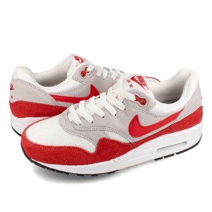 NIKE AIR MAX 1 GS WHITE/UNIVERSITY RED/NEUTRAL GREY/BLACK