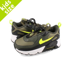 NIKE AIR MAX 90 TOGGLE BT ナイキ エア マックス 90 トグル BT キッズ 子ども MEDIUM OLIVE/SEQUOIA/BLACK/VOLT オリーブ ブラウン cv00