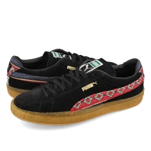 PUMA SUEDE CREPE PATTERN プーマ スウェード クレープ パターン メンズ スニーカー BLACK ブラック 柄 386669-02