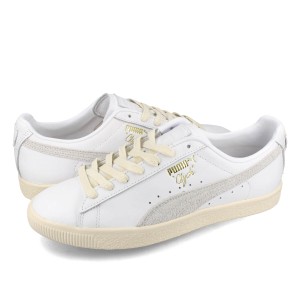 PUMA CLYDE BASE プーマ クライド ベース メンズ レディース ローカット WHITE/FROSTED IVORY/TEAM GOLD ホワイト 390091-01