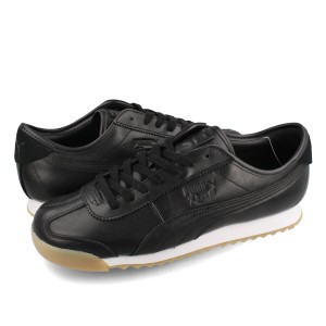 PUMA ROMA LEATHER プーマ ローマ レザー メンズ レディース ローカット BLACK/BLACK ブラック 392432-01