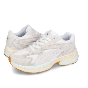 PUMA TEVERIS NITRO CORDUROY プーマ テバリス ニトロ コーデュロイ レディース WHITE/VAPOR GRAY ホワイト 392782-01