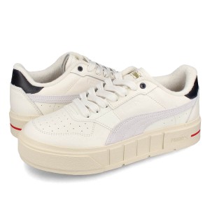 PUMA CALI COAT JEUX SETS WMNS プーマ カリ コート JEUX SETS WMNS レディース スニーカー ローカット MARSHMALLOW/NAVY ホワイト 39309