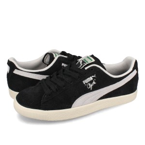 PUMA CLYDE HAIRY SUEDE プーマ クライド ヘアリー スエード メンズ レディース スニーカー ローカット BLACK/FROSTED IVORY ブラック 39