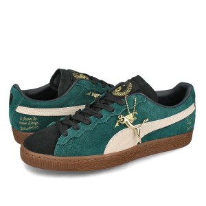 PUMA SUEDE STAPLE プーマ スウェード ステイプル メンズ MALACHITE/ALPINE SNOW グリーン 393542-01