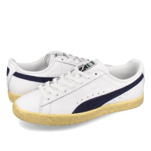 PUMA CLYDE VINTAGE プーマ クライド ヴィンテージ メンズ レディース スニーカー ローカット WHITE/NAVY ホワイト 394687-01