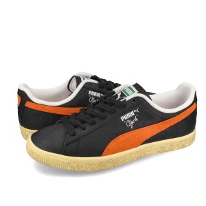 PUMA CLYDE VINTAGE プーマ クライド ヴィンテージ メンズ レディース スニーカー ローカット BLACK/RICKIE ORANGE ブラック 394687-02