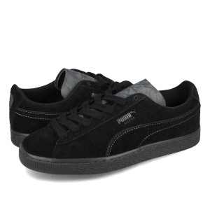 PUMA SUEDE LUX プーマ スウェード LUX メンズ FEATHER GRAY/SILVER MIST ブラック 395736-02