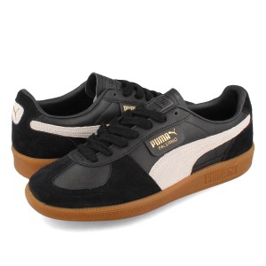 PUMA PALERMO LTH プーマ パレルモ レザー メンズ レディース BLACK/FEATHER GRAY/GUM ブラック 396464-03