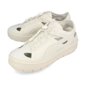 PUMA PLATFORM TRACE LIGHT MULE MU プーマ プラットフォーム トレース ライト ミュール MU レディース WARM WHITE/WARM WHITE ホワイト 