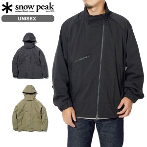 SNOW PEAK STRETCH FR JACKET スノーピーク ストレッチ エフアール ジャケット ユニセックス 春夏 アウター キャンプ 難燃素材 焚火スペ