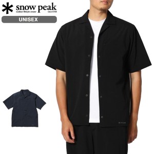 SNOW PEAK BREATHABLE QUICK DRY SHIRT スノーピーク ブリーザブル クイック ドライ シャツ メンズ レディース SH-24SU001