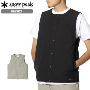 SNOW PEAK FLEXIBLE INSULATED VEST スノーピーク フレキシブル インサレーション ベスト メンズ レディース SW-24SU004