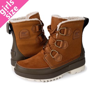 SOREL TIVOLI IV WP ソレル ティボリ IV ウォータープルーフ レディース ブーツ 防水 VELVET TAN/OLIVE GREEN ブラウン nl4469-242