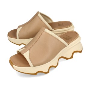 SOREL KINETIC IMPACT SLIDE HIGH SANDAL ソレル キネティックインパクトスライドハイサンダル レディース HONEST BEIGE/HONEY WHITE ベ