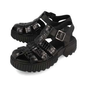 SOREL ONA STREETWORKS FISHERMAN MID SANDAL ソレル オーエヌエーストリートワークス フィッシャーマンミッドサンダル レディース BLACK