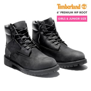 TIMBERLAND 6inch PREMIUM BOOT ティンバーランド 6インチ プレミアム ブーツ 【JUNIOR'S】 BLACK 【レディース】 