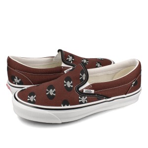 VANS VAULT OG SLIP-ON LX WACKO MARIA バンズ ボルト OG スリッポン LX ワコマリア メンズ ローカット BROWN/WHITE ブラウン vn-0a45jk5