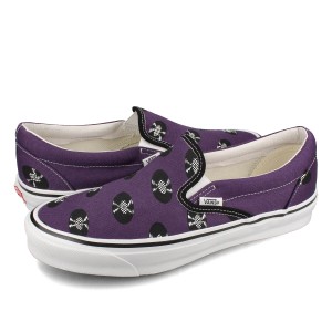 VANS VAULT OG SLIP-ON LX WACKO MARIA バンズ ボルト OG スリッポン LX ワコマリア メンズ ローカット PURPLE/WHITE パープル vn-0a45jk