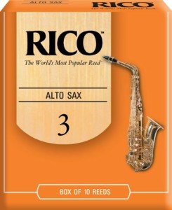RICO リード アルトサクソフォーン 強度:3(10枚入)アンファイルド RJA1030(中古品)