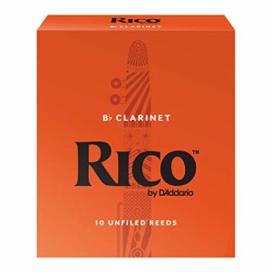 RICO リード Bbクラリネット 強度:3.5(10枚入)アンファイルド RCA1035(中古品)