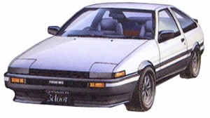 フジミ模型 1/24 インチアップシリーズ No.52 AE86トレノ 前期型 '83 プラ (中古品)