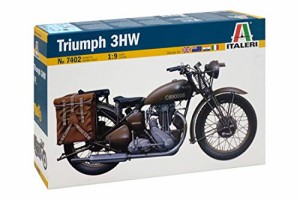 イタレリ 1/9 WW.II イギリス陸軍 軍用バイク トライアンフ 3HW プラモデル(中古品)