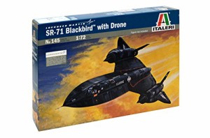 タミヤ イタレリ 145 1/72 SR-71 ブラックバード プラモデル(中古品)