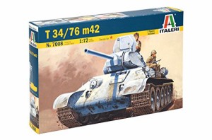 イタレリ 1/72 WW.II ソビエト軍 T 34/76 m42 プラモデル IT7008(中古品)