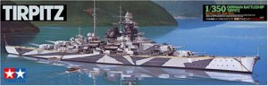 タミヤ 1/350 艦船シリーズ No.15 ドイツ海軍 戦艦 テルピッツ プラモデル (中古品)