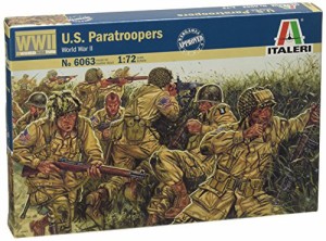 イタレリ 1/72 WW.II アメリカ軍空挺部隊 プラモデル IT6063(中古品)