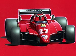 フジミ模型 1/20 F-1 GP-1 フェラーリ126 C2 1982 サンマリノGP(中古品)