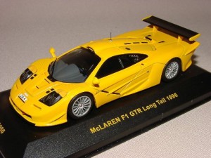 イクソ（ixo）1/43 マクラーレン F1 GTR ロングテイル 1996(オレンジ)(中古品)