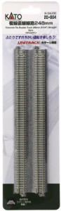 KATO Nゲージ 複線直線線路 248mm 2本入 20-004 鉄道模型用品(中古品)