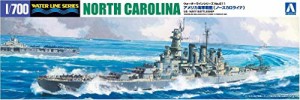 青島文化教材社 1/700 ウォーターラインシリーズ アメリカ海軍 戦艦 ノース(中古品)