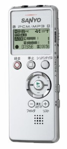SANYO リニアPCMレコーダー(シルバー) [ICR-PS004M(S)](中古品)