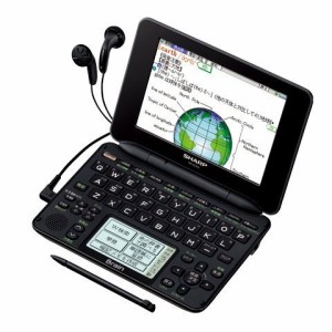 シャープ 電子辞書 Brain 高校生モデル PW-GC610-B ブラック系(中古品)