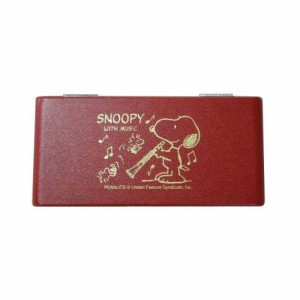 SNOOPY/スヌーピー　B♭クラリネット用 リードケース 10枚入タイプ（レッド(中古品)