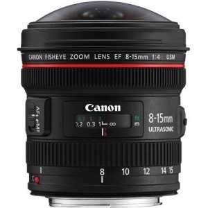Canon 超広角ズームレンズ EF8-15mm F4L フィッシュアイ USM フルサイズ対 (中古品)
