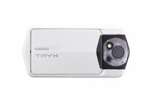 CASIO デジタルカメラ EXILIM ホワイト EX-TR100WE(中古品)